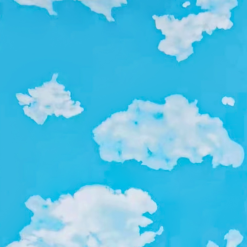 Himmel og sky vanlig varm stempling folie